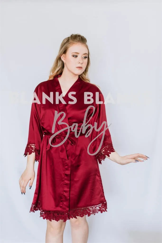 Brushed Satin Lace Edge Robe - DIGITAL MOCKUP