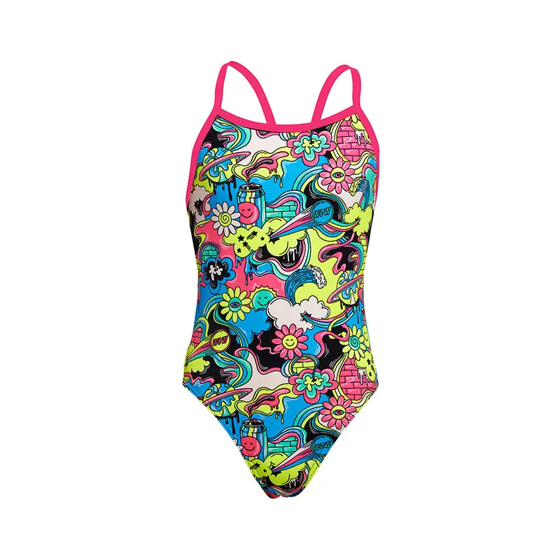 Funkita - Smash Mouth - Girls Single Strap One Piece