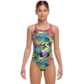 Funkita - Smash Mouth - Girls Single Strap One Piece
