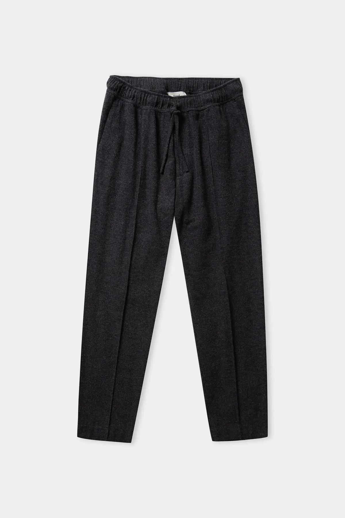 MAX trousers eco flannel coal