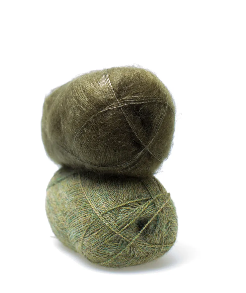 Quintessential Cardigan Using Isager Alpaca 1 and Silk Mohair