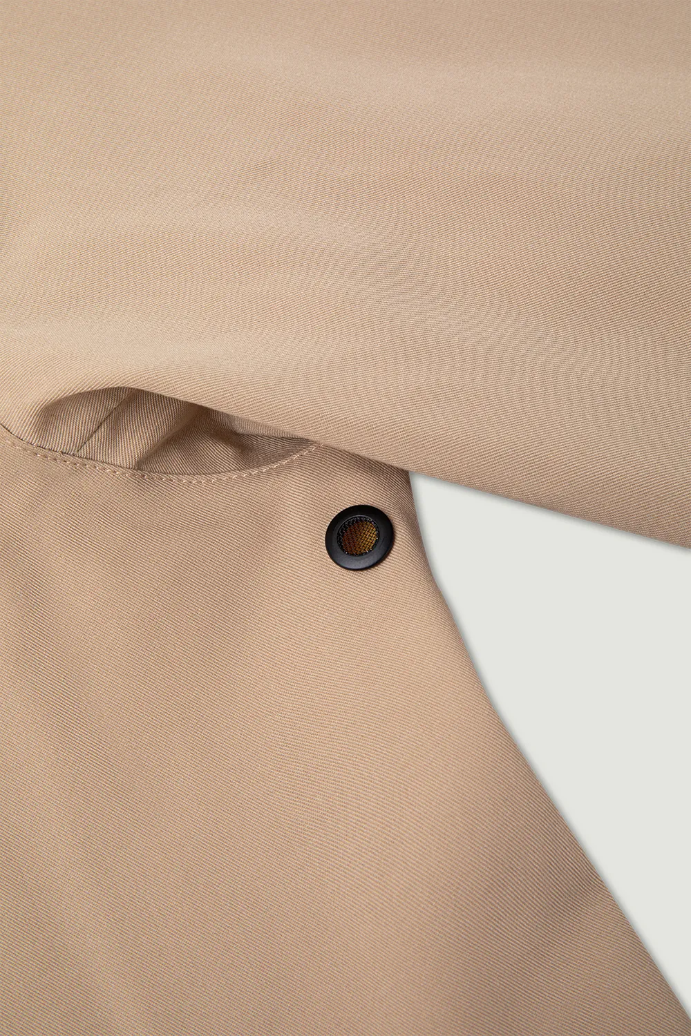 Mens TERROR Weather Stretch Twill Short Sleeve Shirt - Beige SS24 Collection
