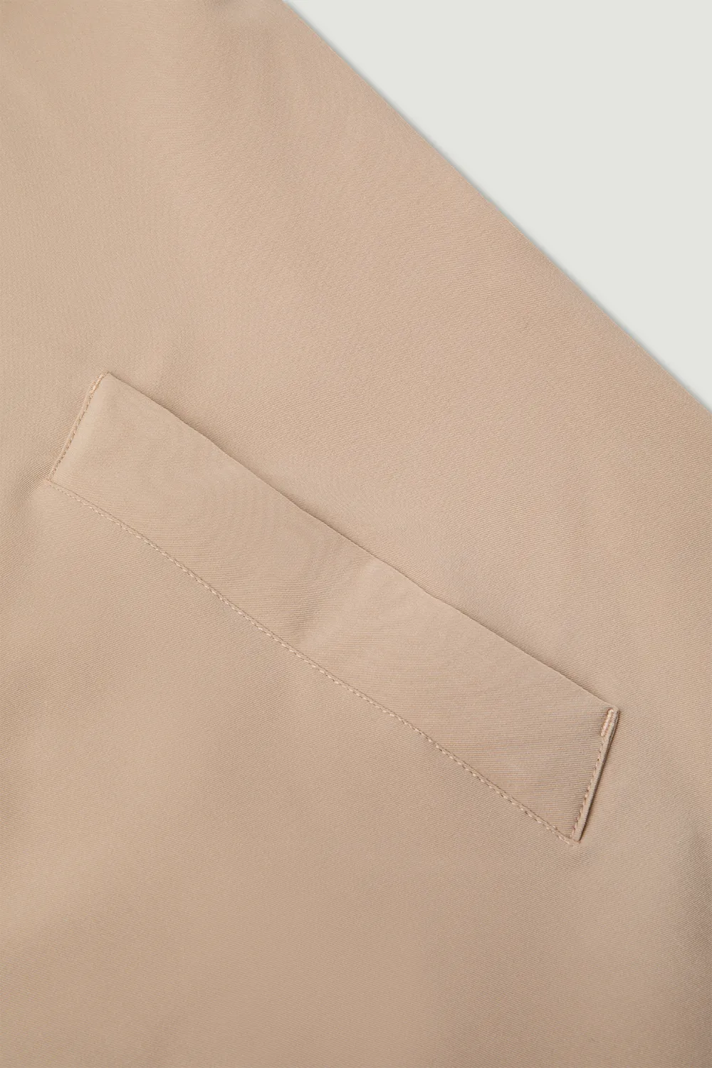 Mens TERROR Weather Stretch Twill Short Sleeve Shirt - Beige SS24 Collection