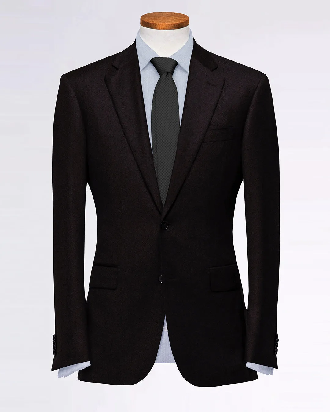 VBC Mahogany Brown Flannel Suit